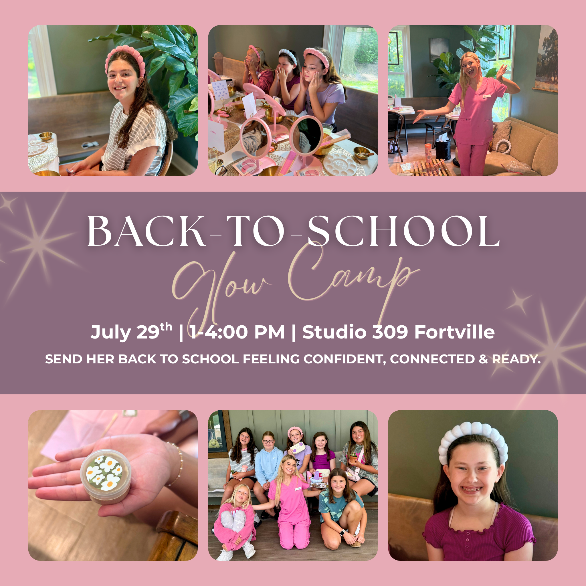Back to School Glow Camp | Studio 309 in Fortville - Indy Glow Co